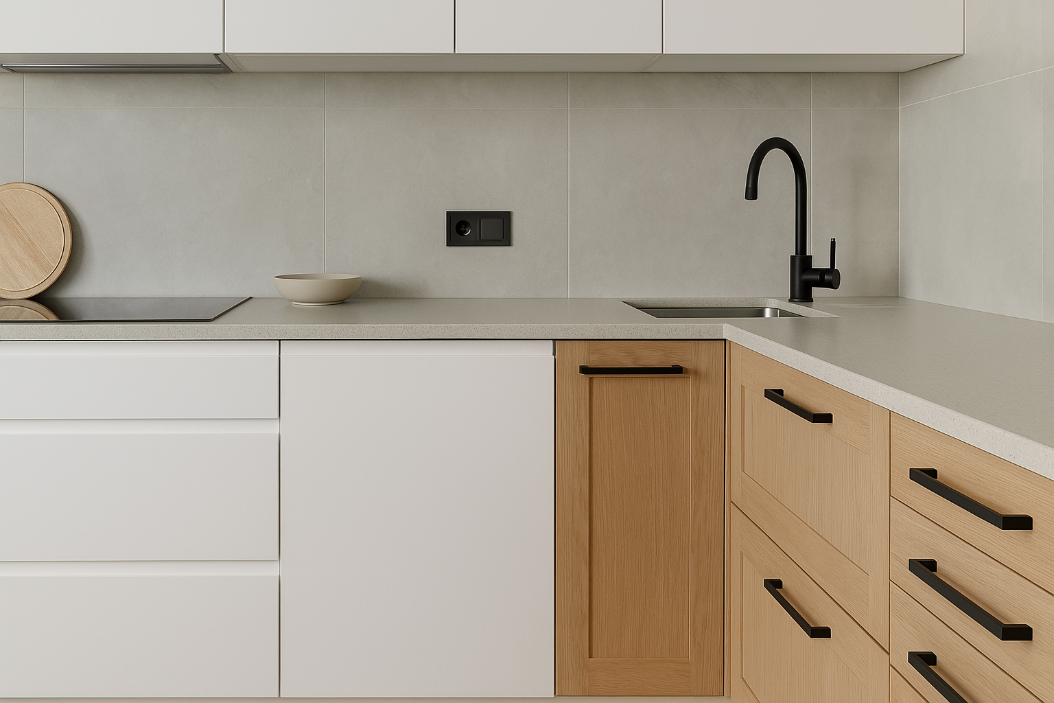 Szafki z uchwytami czy bezuchwytowe? Ergonomia i design w kuchni