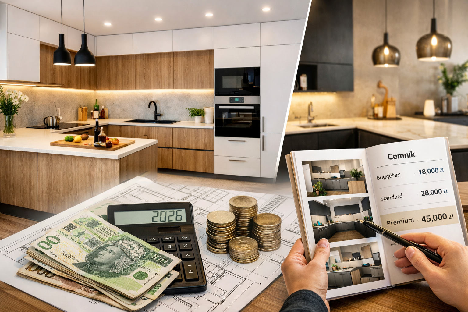 Kuchnie na wymiar Będzin | Ile kosztuje kuchnia w 2026? Cennik