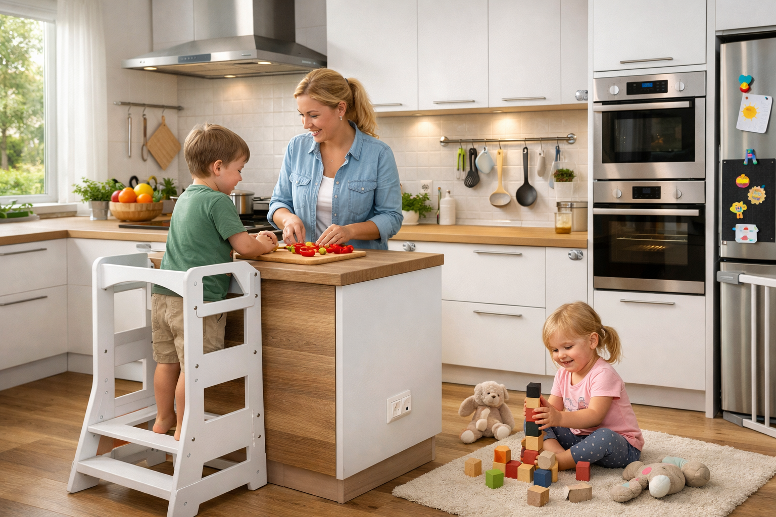 Kuchnie na wymiar Piekary Śląskie | Bezpieczna kuchnia dla dzieci